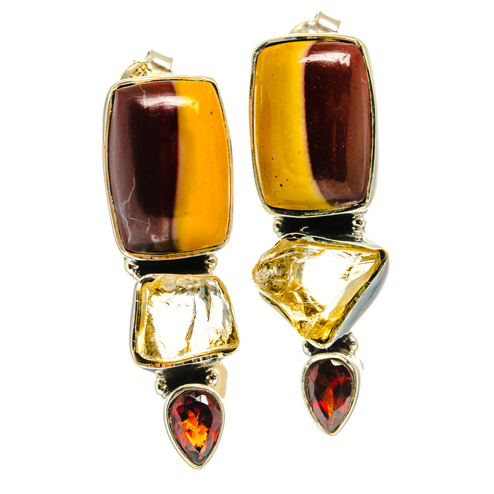 Mookaite Earrings handcrafted by Anasilvercos - EARR425846 - Photo 2