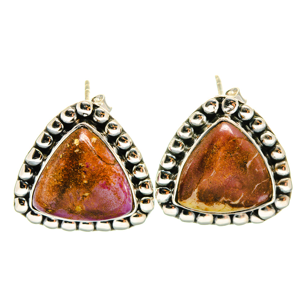 Phosphosiderite Earrings handcrafted by Anasilvercos - EARR425849 - Photo 2