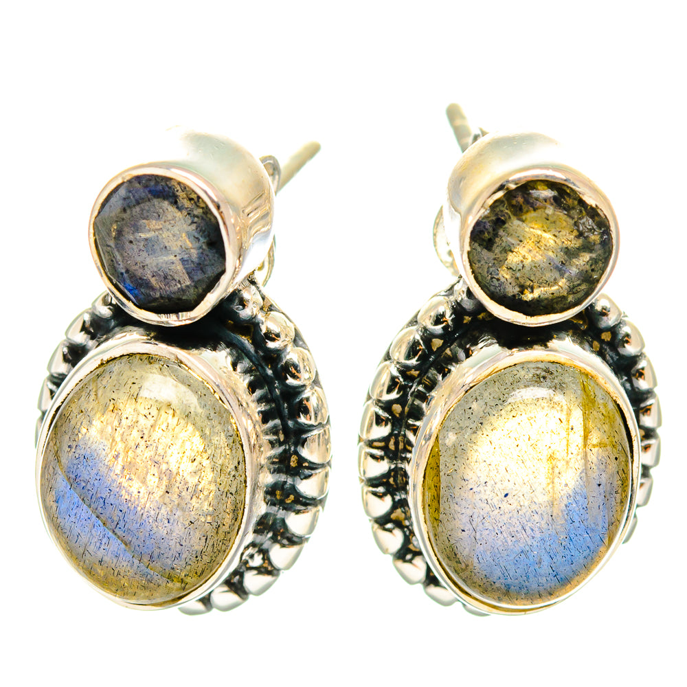 Labradorite Earrings handcrafted by Anasilvercos - EARR425852 - Photo 2
