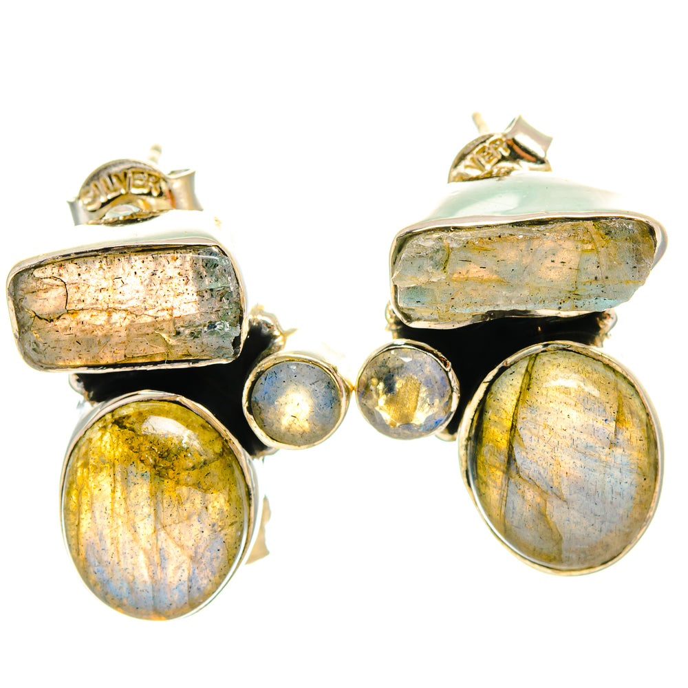 Labradorite Earrings handcrafted by Anasilvercos - EARR425864 - Photo 2