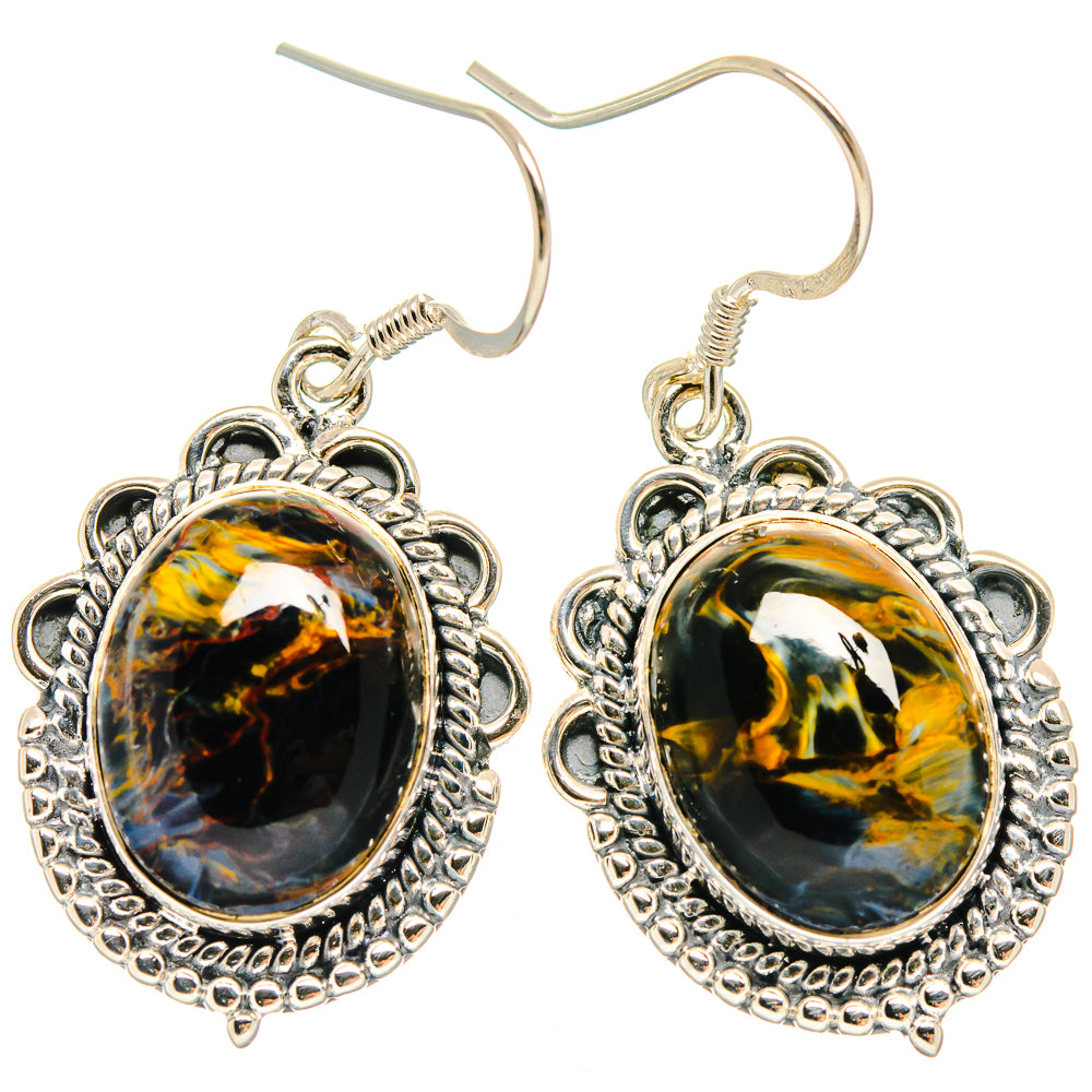 Pietersite Earrings handcrafted by Anasilvercos - EARR425914 - Photo 2