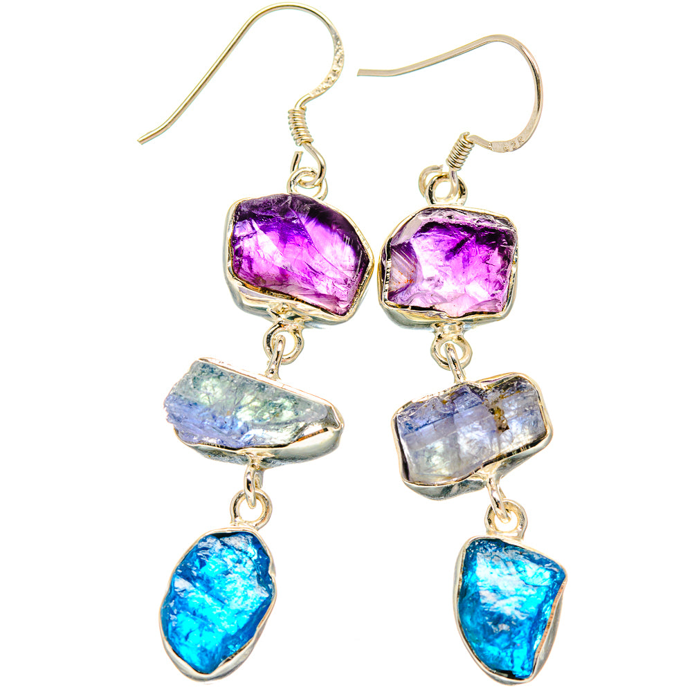 Amethyst Earrings handcrafted by Anasilvercos - EARR425933 - Photo 2