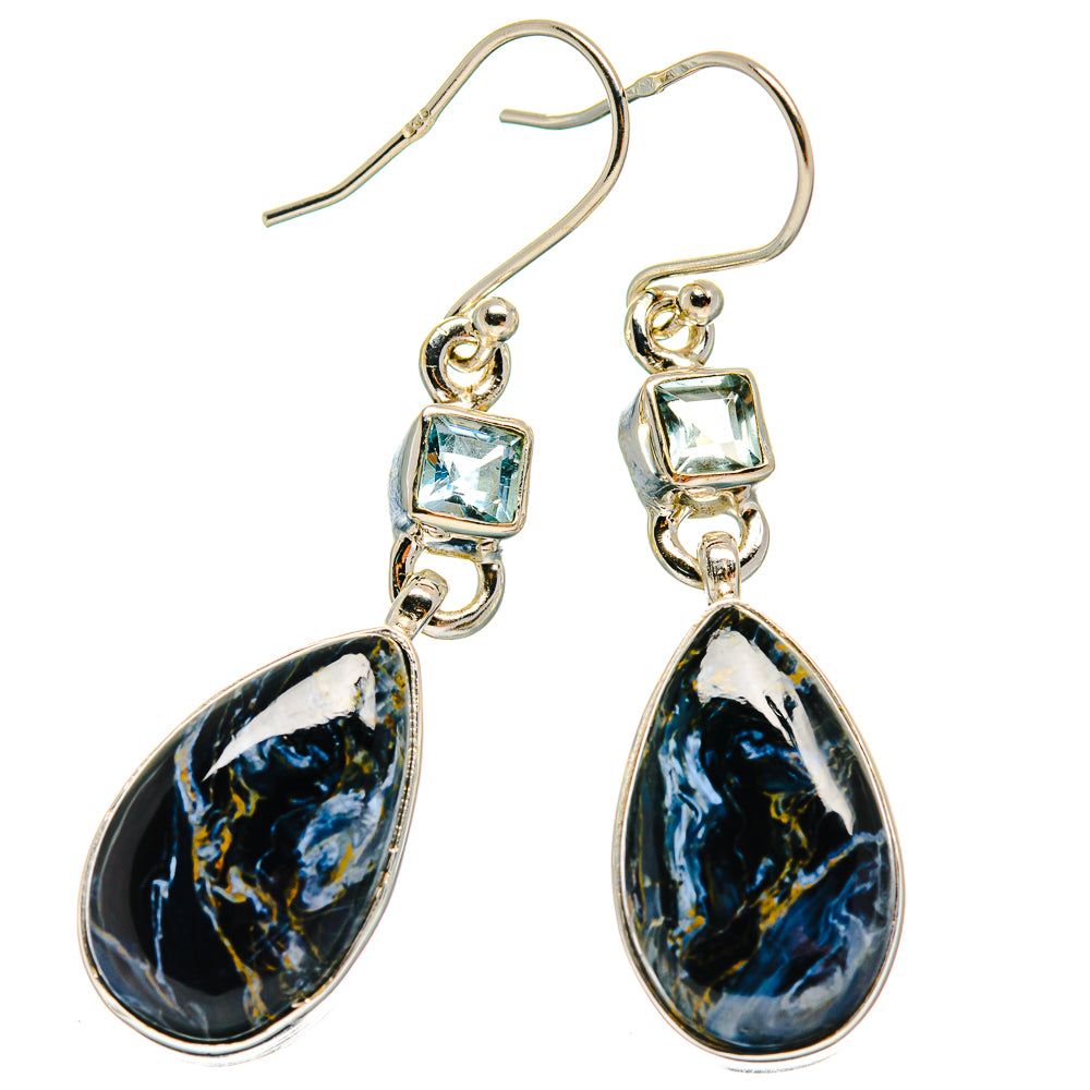 Pietersite Earrings handcrafted by Anasilvercos - EARR425946 - Photo 2