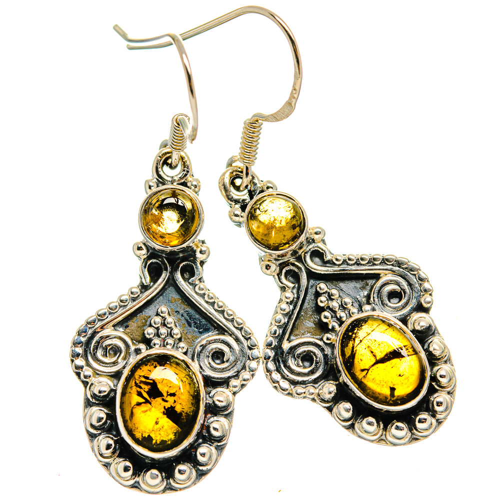 Green Tourmaline Earrings handcrafted by Anasilvercos - EARR425955 - Photo 2