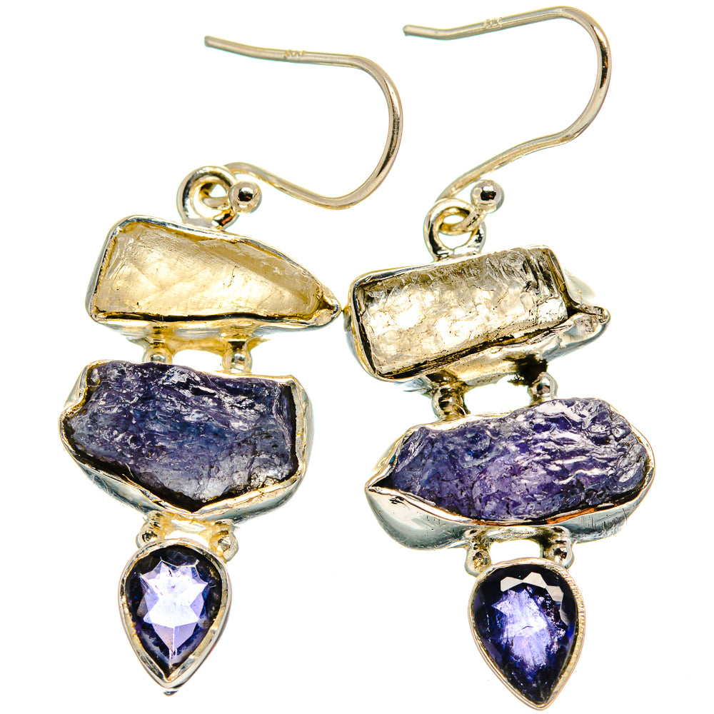 Tanzanite Earrings handcrafted by Anasilvercos - EARR425969 - Photo 2