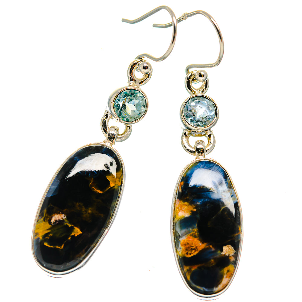 Pietersite Earrings handcrafted by Anasilvercos - EARR425976 - Photo 2