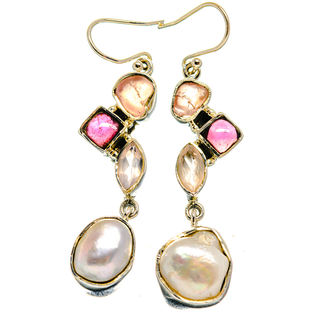 Mother Of Pearl Earrings handcrafted by Anasilvercos - EARR425983 - Photo 2