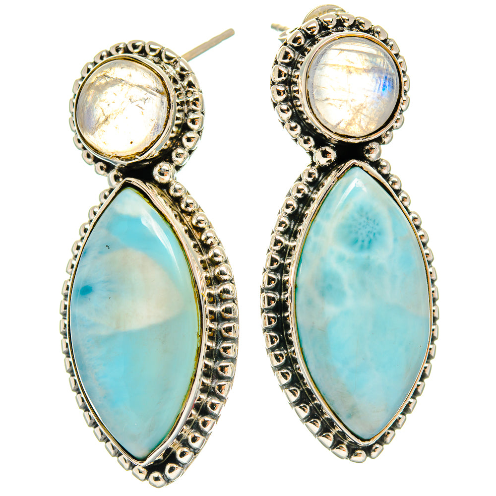 Larimar Earrings handcrafted by Anasilvercos - EARR426012 - Photo 2