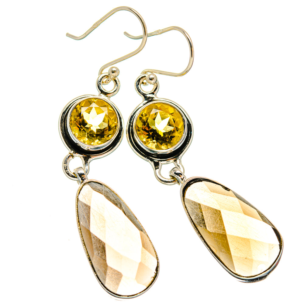 Smoky Quartz Earrings handcrafted by Anasilvercos - EARR426026 - Photo 2