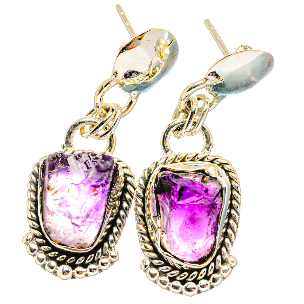 Amethyst Earrings handcrafted by Anasilvercos - EARR426041 - Photo 2