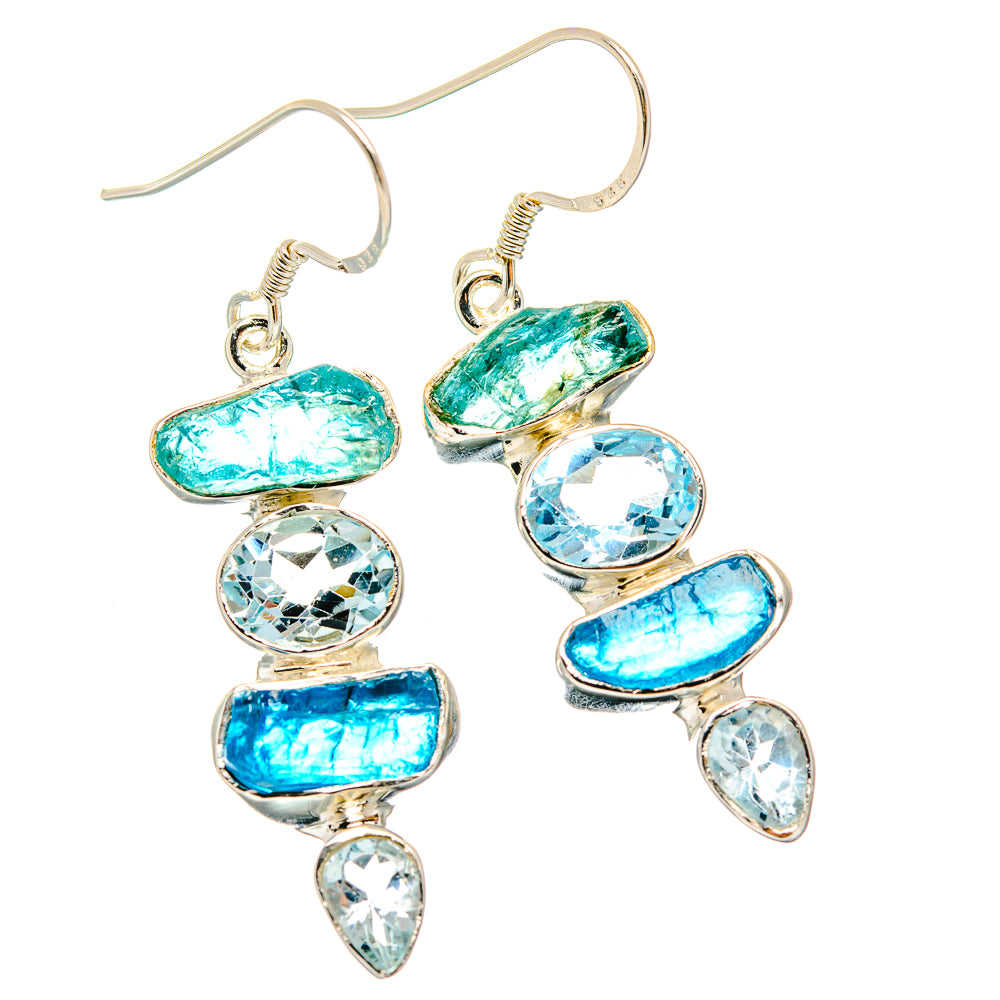 Apatite Earrings handcrafted by Anasilvercos - EARR426054 - Photo 2