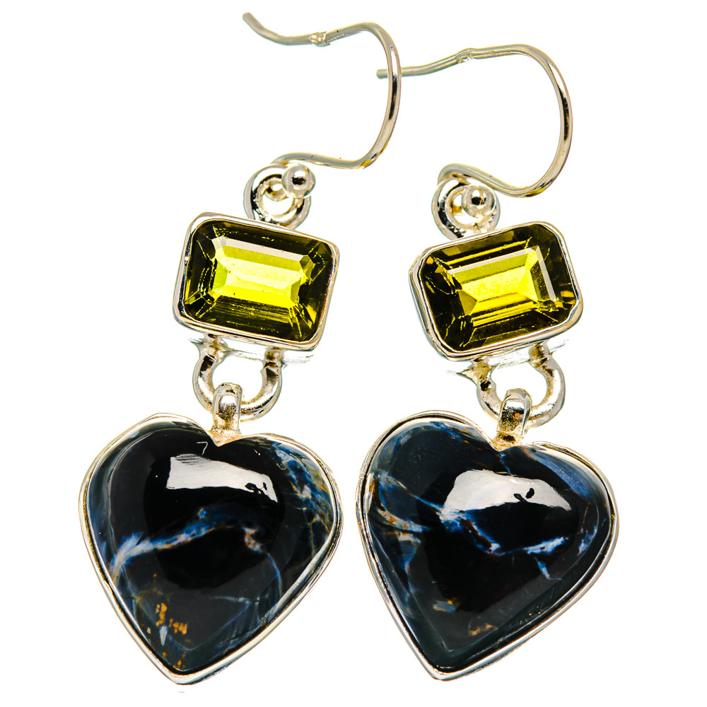Pietersite Earrings handcrafted by Anasilvercos - EARR426088 - Photo 2
