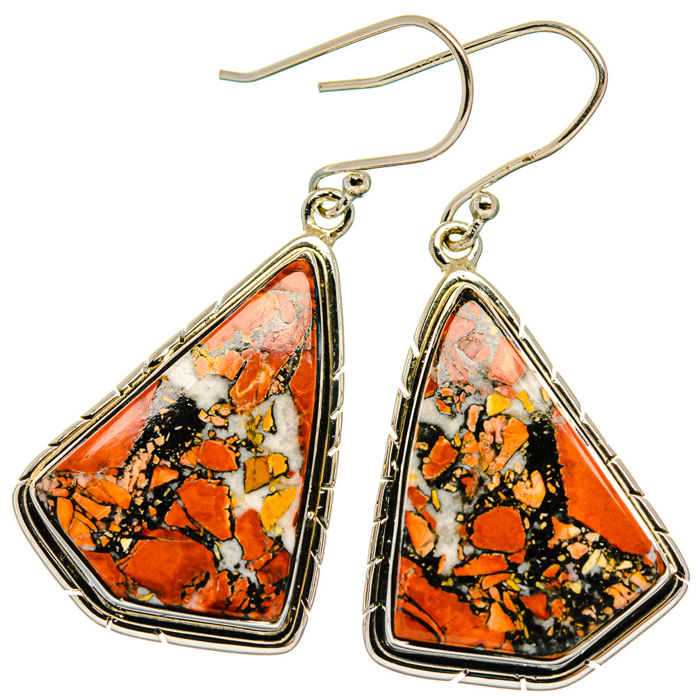 Maligano Jasper Earrings handcrafted by Anasilvercos - EARR426090 - Photo 2