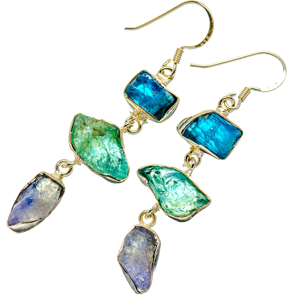 Apatite Earrings handcrafted by Anasilvercos - EARR426100 - Photo 2