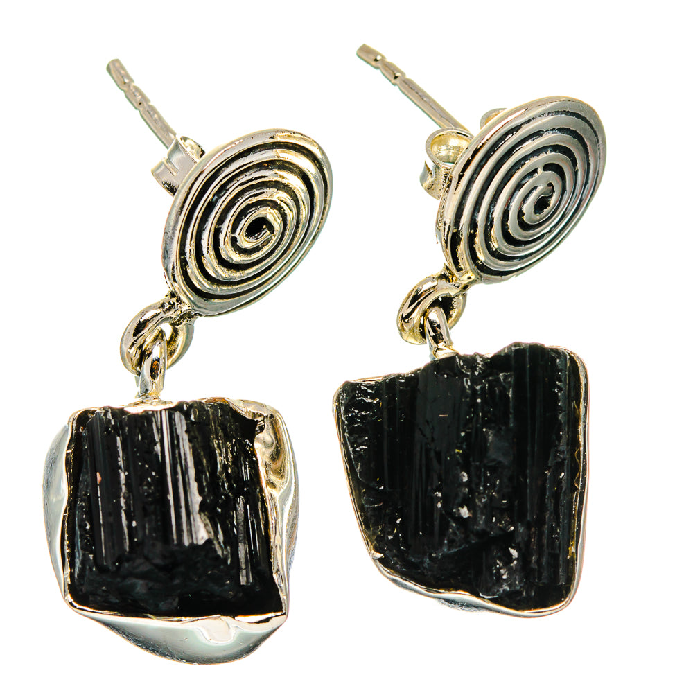 Tektite Earrings handcrafted by Anasilvercos - EARR426110 - Photo 2