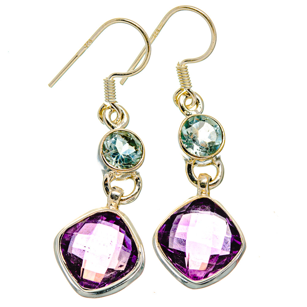 Amethyst Earrings handcrafted by Anasilvercos - EARR426114 - Photo 2