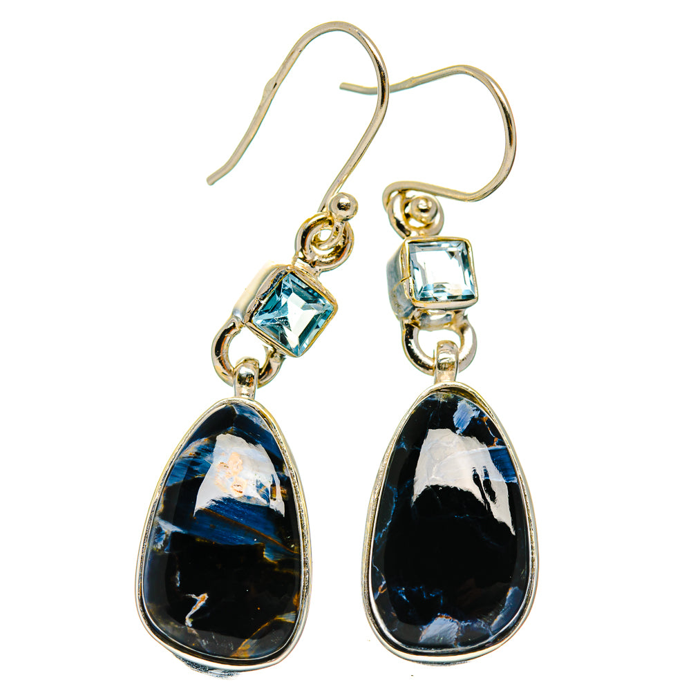 Pietersite Earrings handcrafted by Anasilvercos - EARR426124 - Photo 2