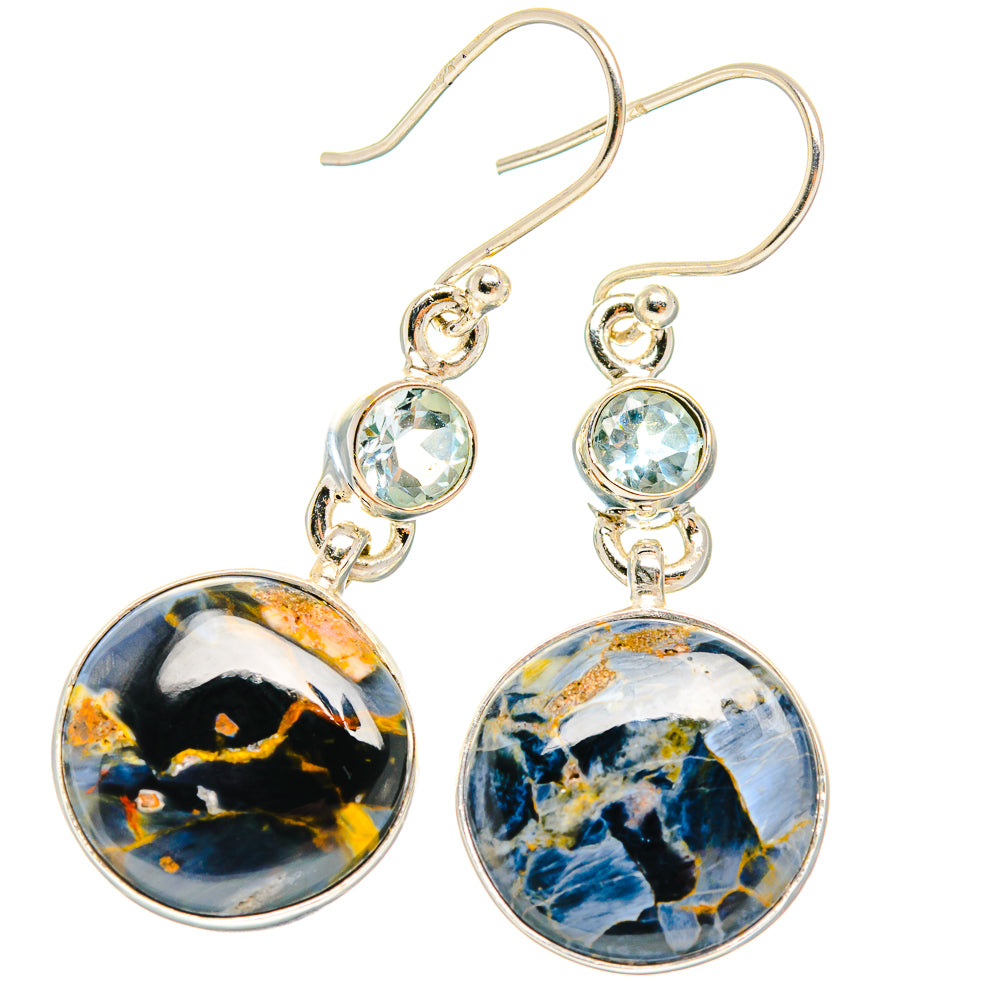 Pietersite Earrings handcrafted by Anasilvercos - EARR426138 - Photo 2