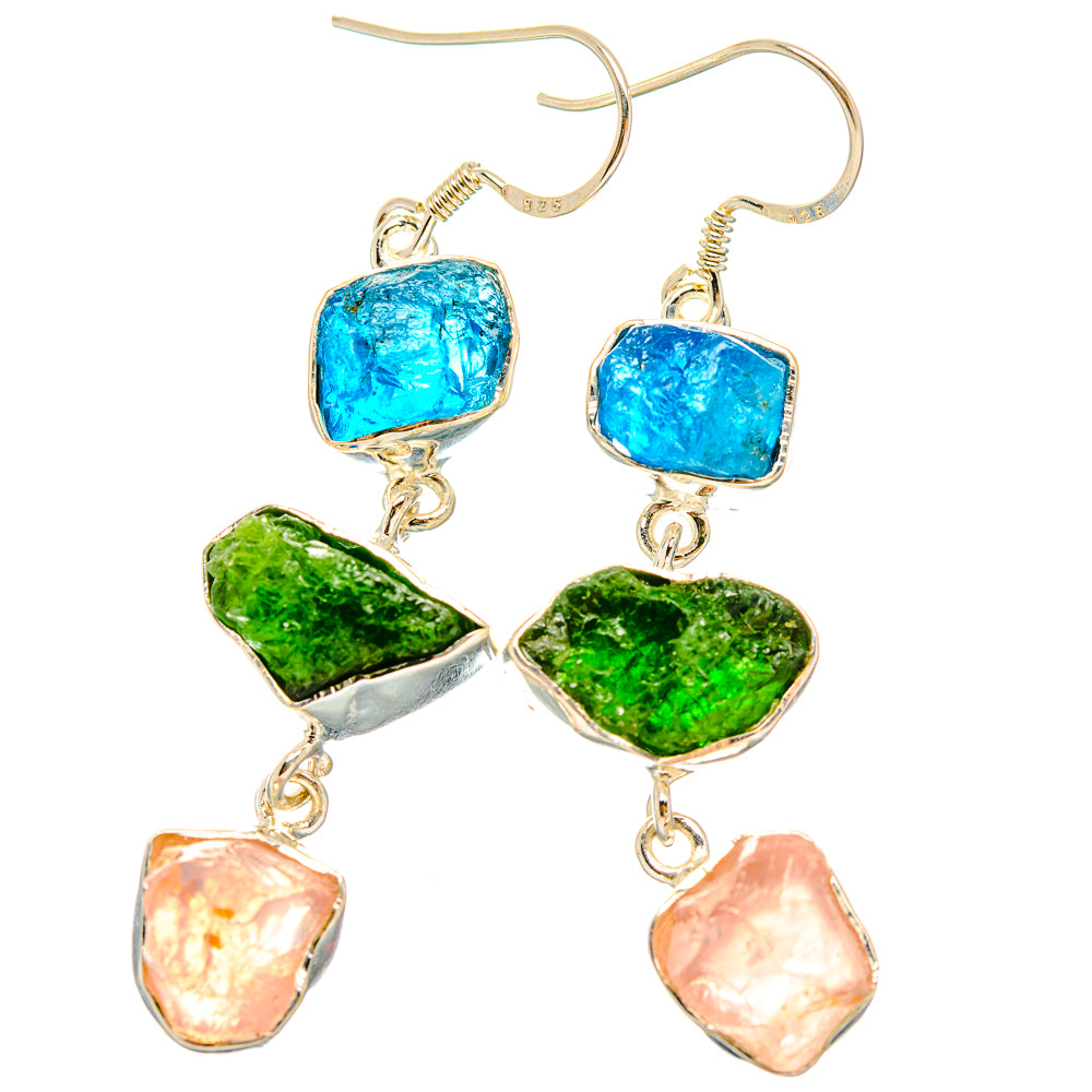 Apatite Earrings handcrafted by Anasilvercos - EARR426176 - Photo 2