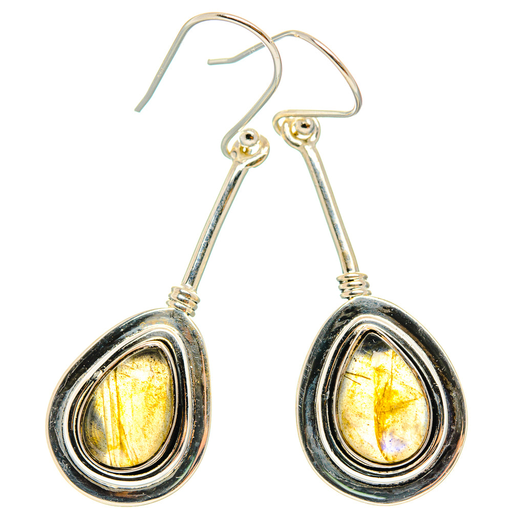 Labradorite Earrings handcrafted by Anasilvercos - EARR426249 - Photo 2