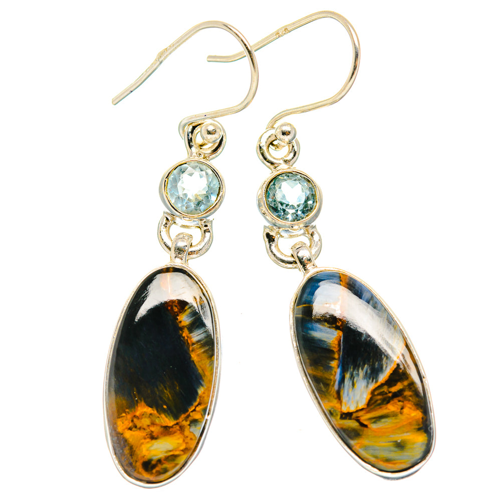 Pietersite Earrings handcrafted by Anasilvercos - EARR426275 - Photo 2