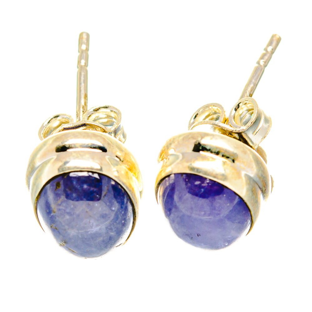 Tanzanite Earrings handcrafted by Anasilvercos - EARR426296 - Photo 2
