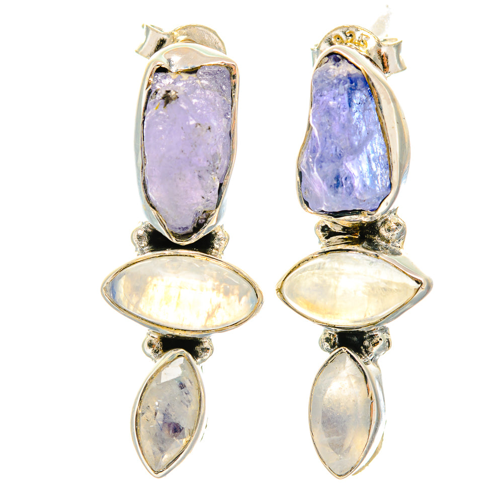 Tanzanite Earrings handcrafted by Anasilvercos - EARR426318 - Photo 2