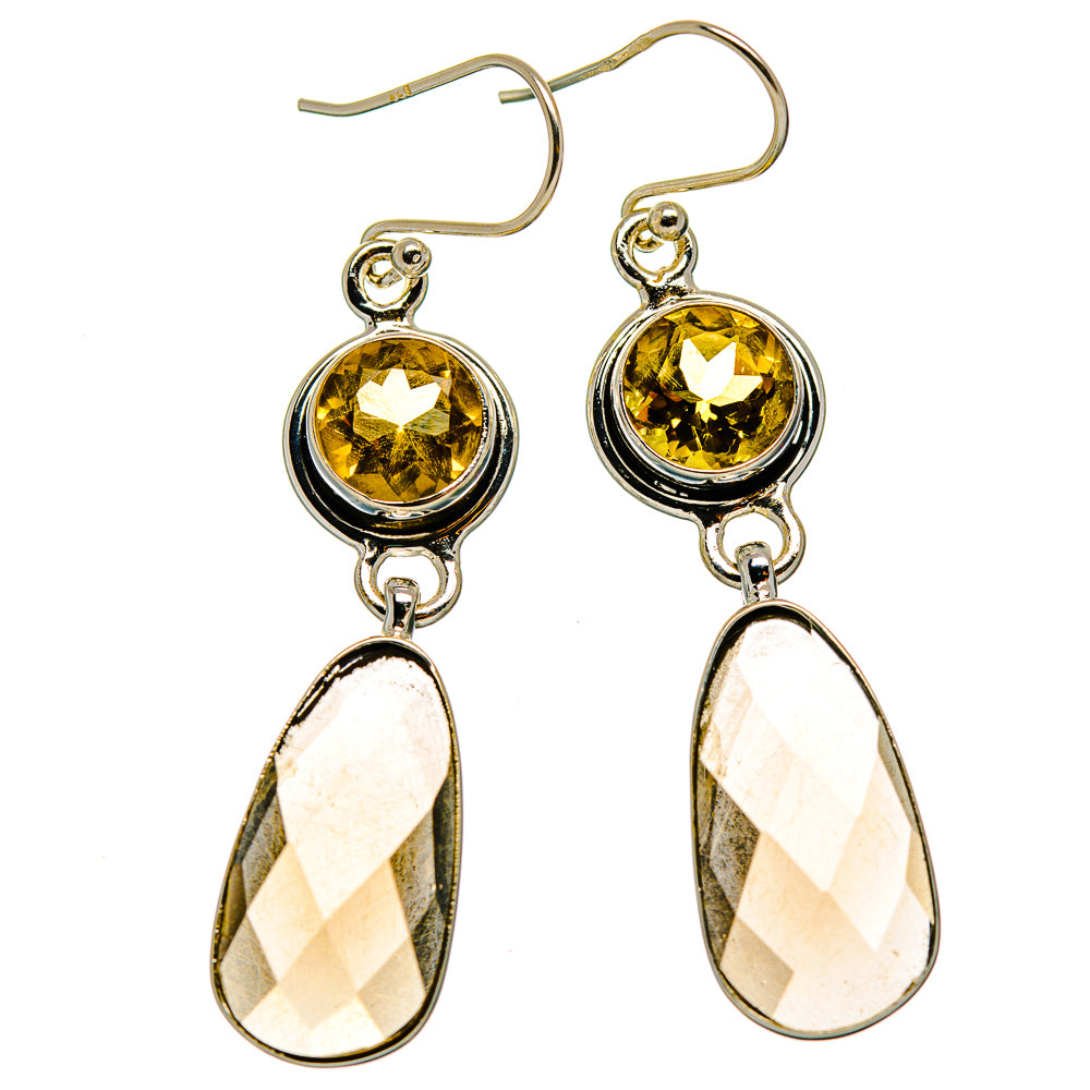 Smoky Quartz Earrings handcrafted by Anasilvercos - EARR426332 - Photo 2
