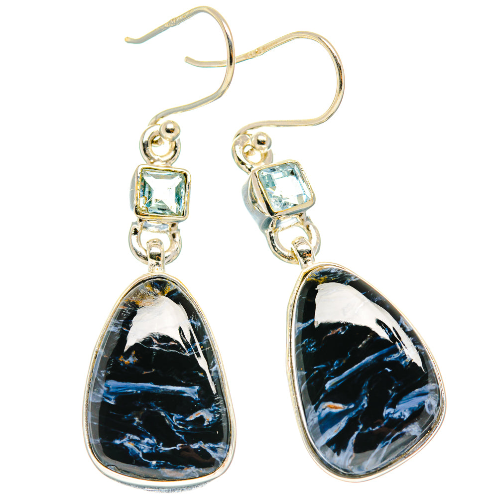 Pietersite Earrings handcrafted by Anasilvercos - EARR426343 - Photo 2