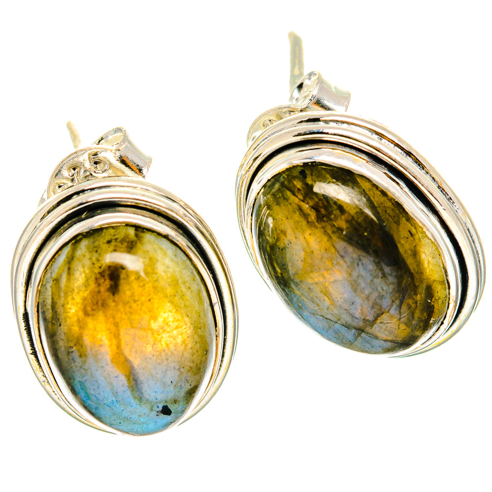 Labradorite Earrings handcrafted by Anasilvercos - EARR426365 - Photo 2