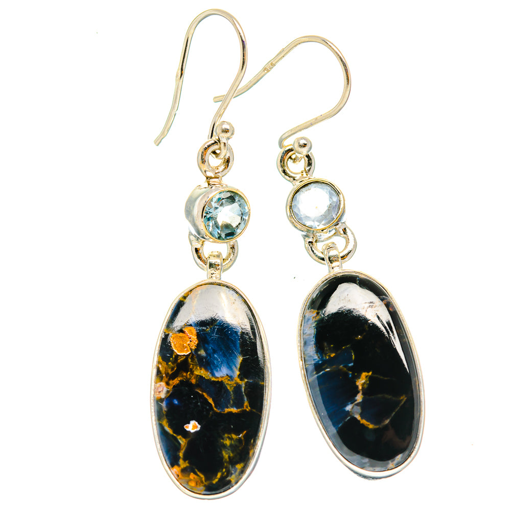 Pietersite Earrings handcrafted by Anasilvercos - EARR426366 - Photo 2