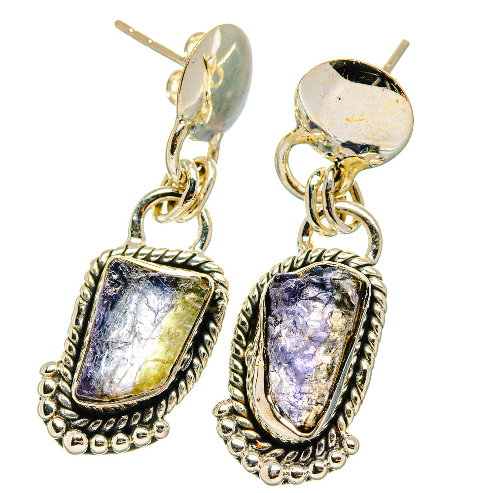 Tanzanite Earrings handcrafted by Anasilvercos - EARR426371 - Photo 2