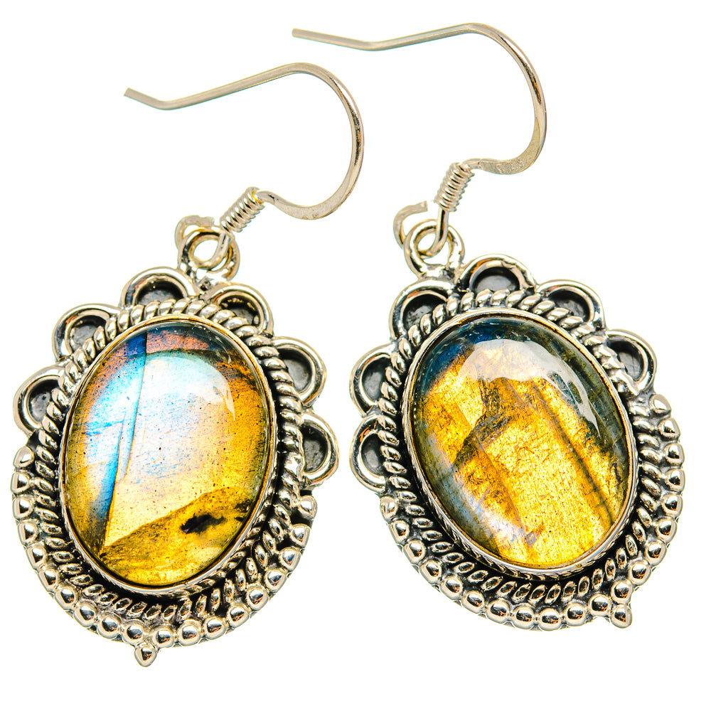 Labradorite Earrings handcrafted by Anasilvercos - EARR426373 - Photo 2