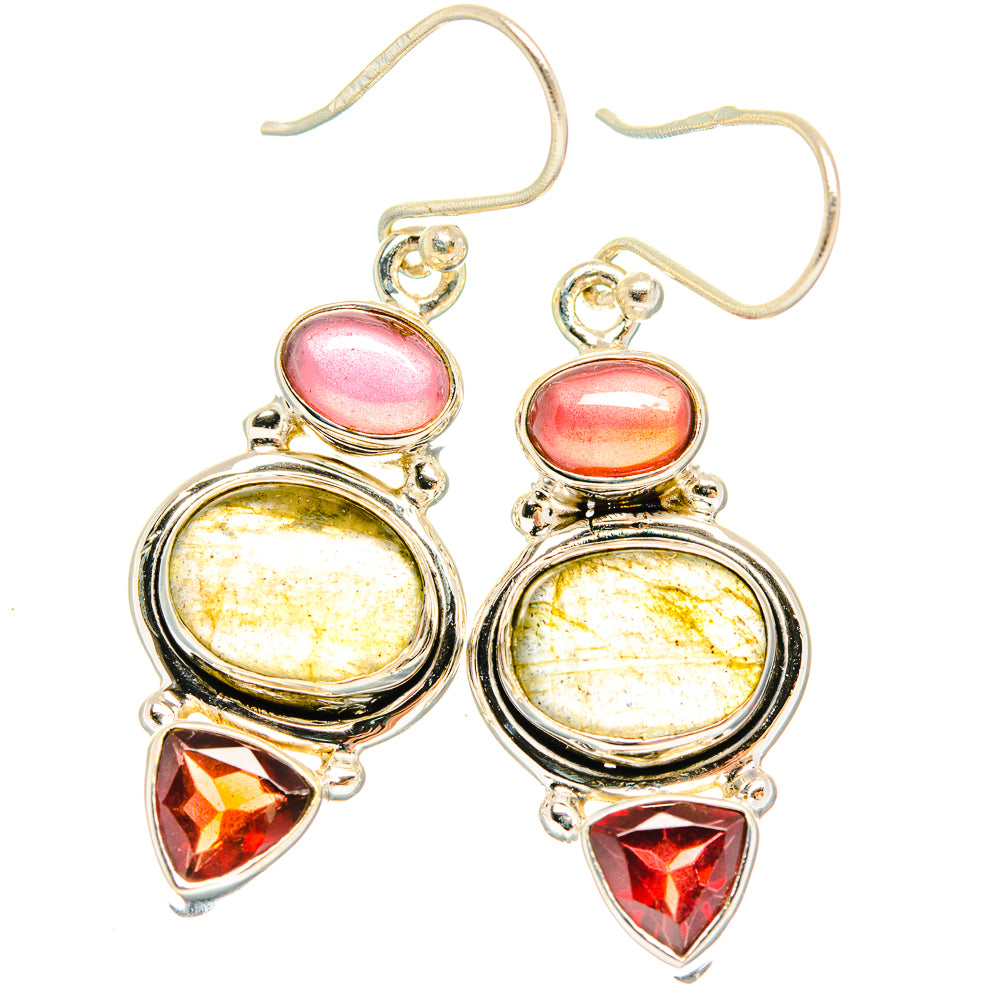 Labradorite Earrings handcrafted by Anasilvercos - EARR426396 - Photo 2