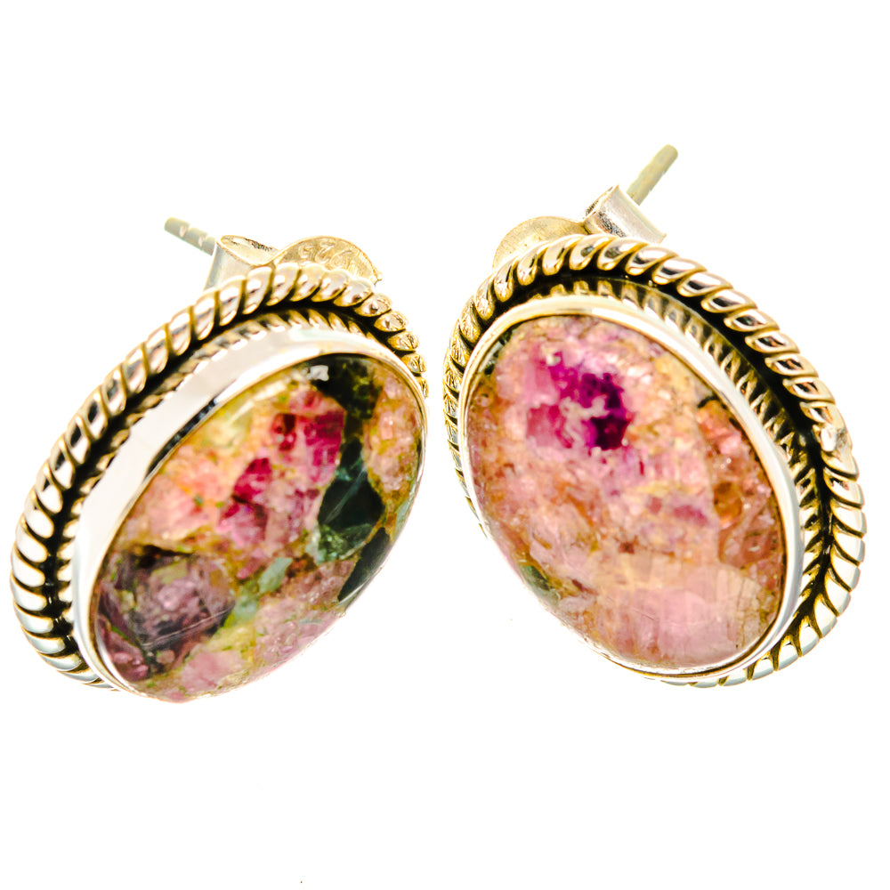 Tourmaline Earrings handcrafted by Anasilvercos - EARR426401 - Photo 2