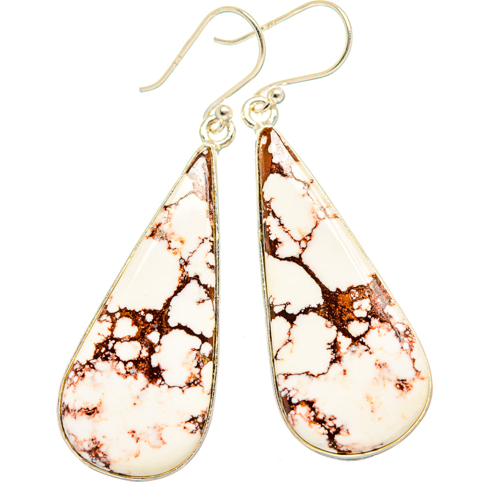 Wild Horse Jasper Earrings handcrafted by Anasilvercos - EARR426406 - Photo 2