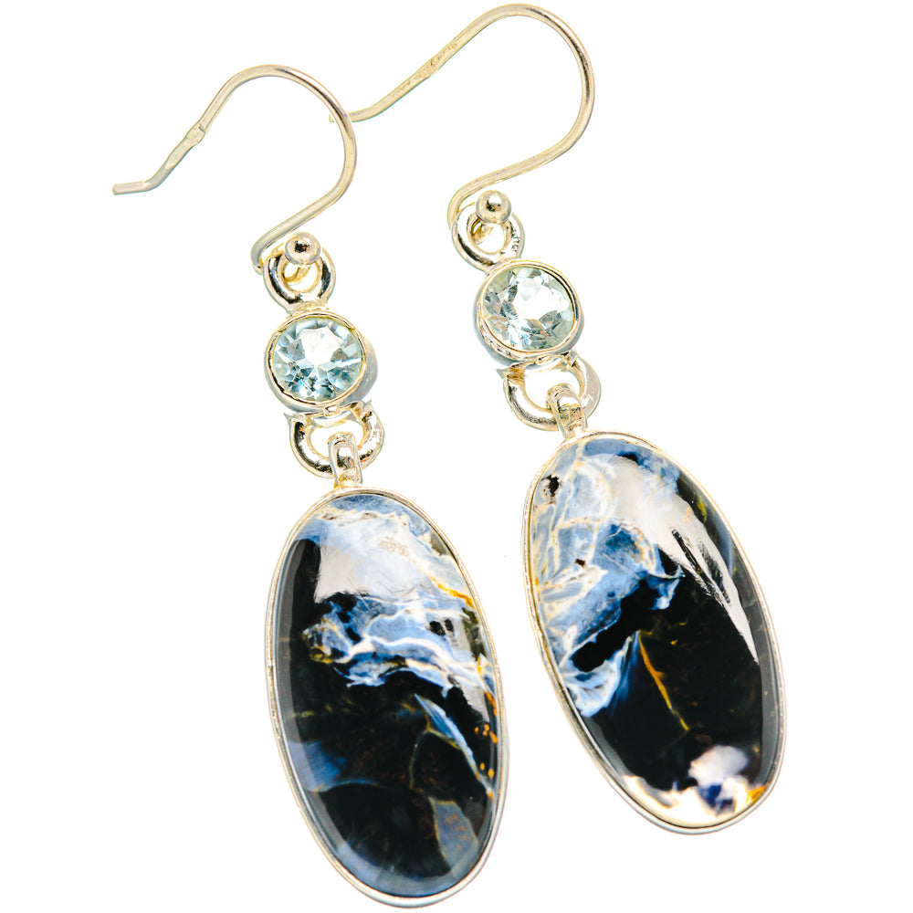 Pietersite Earrings handcrafted by Anasilvercos - EARR426414 - Photo 2