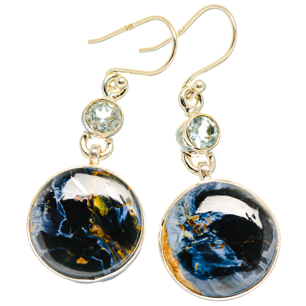 Pietersite Earrings handcrafted by Anasilvercos - EARR426456 - Photo 2