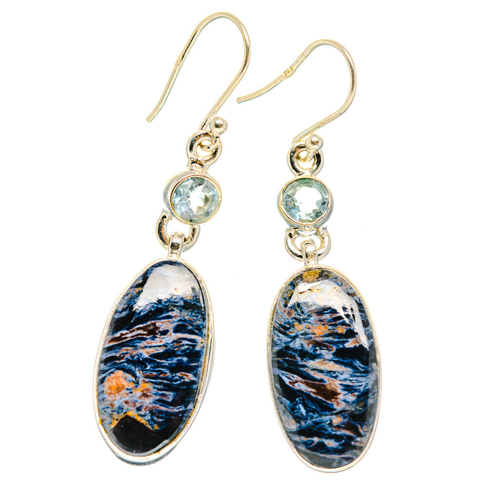 Pietersite Earrings handcrafted by Anasilvercos - EARR426462 - Photo 2