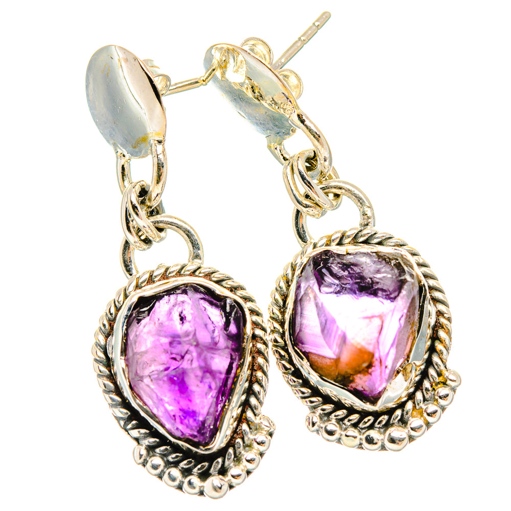 Amethyst Earrings handcrafted by Anasilvercos - EARR426464 - Photo 2