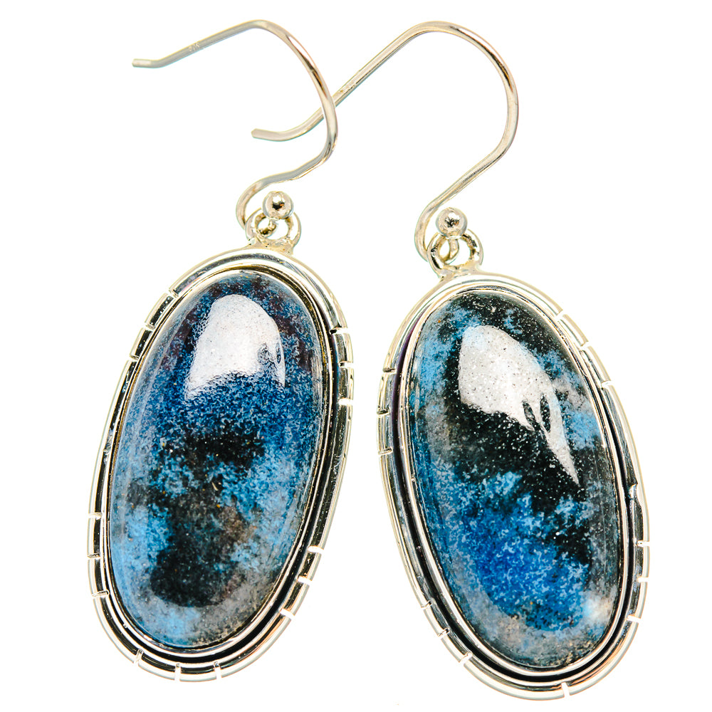 Shattuckite Earrings handcrafted by Anasilvercos - EARR426482 - Photo 2