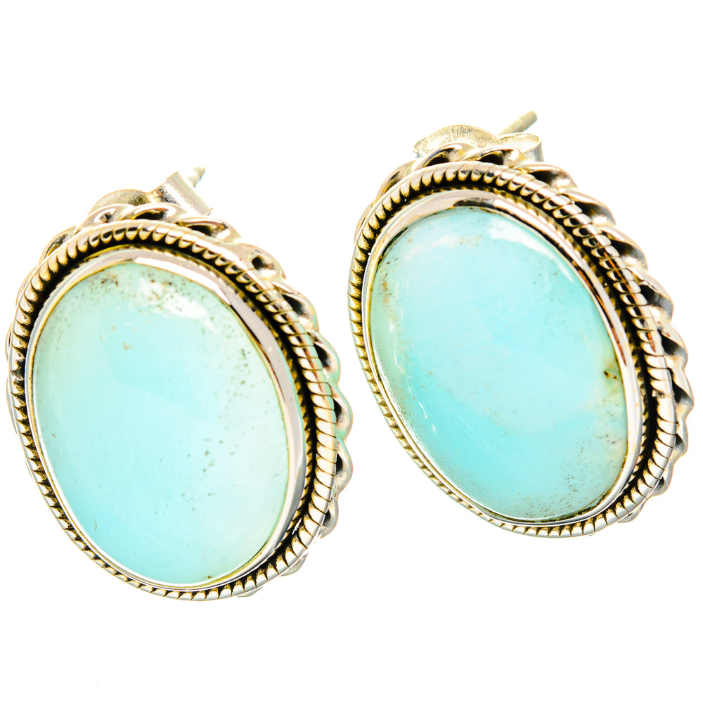 Chalcedony Earrings handcrafted by Anasilvercos - EARR426490 - Photo 2