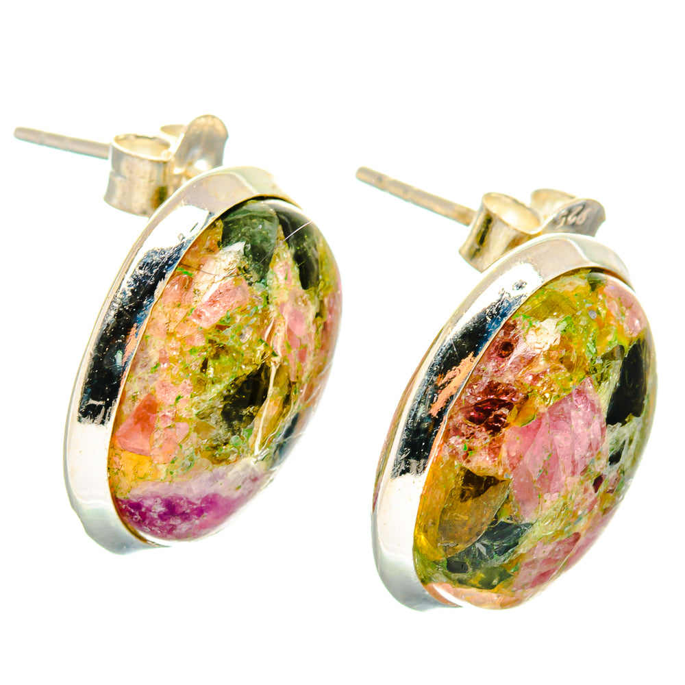 Tourmaline Earrings handcrafted by Anasilvercos - EARR426492 - Photo 2