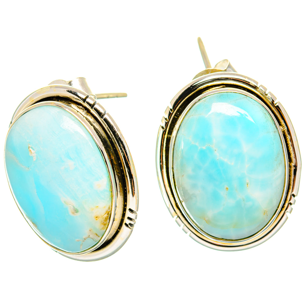 Larimar Earrings handcrafted by Anasilvercos - EARR426546 - Photo 2