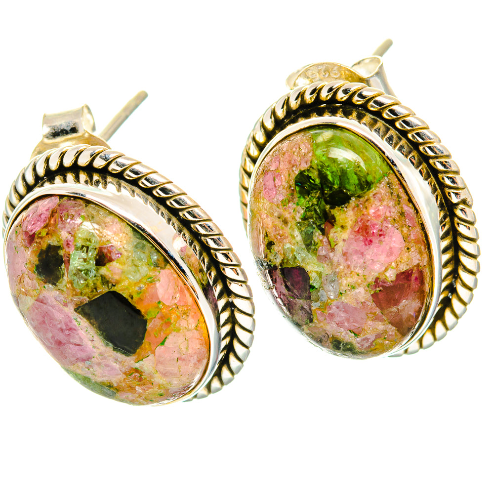 Tourmaline Earrings handcrafted by Anasilvercos - EARR426548 - Photo 2