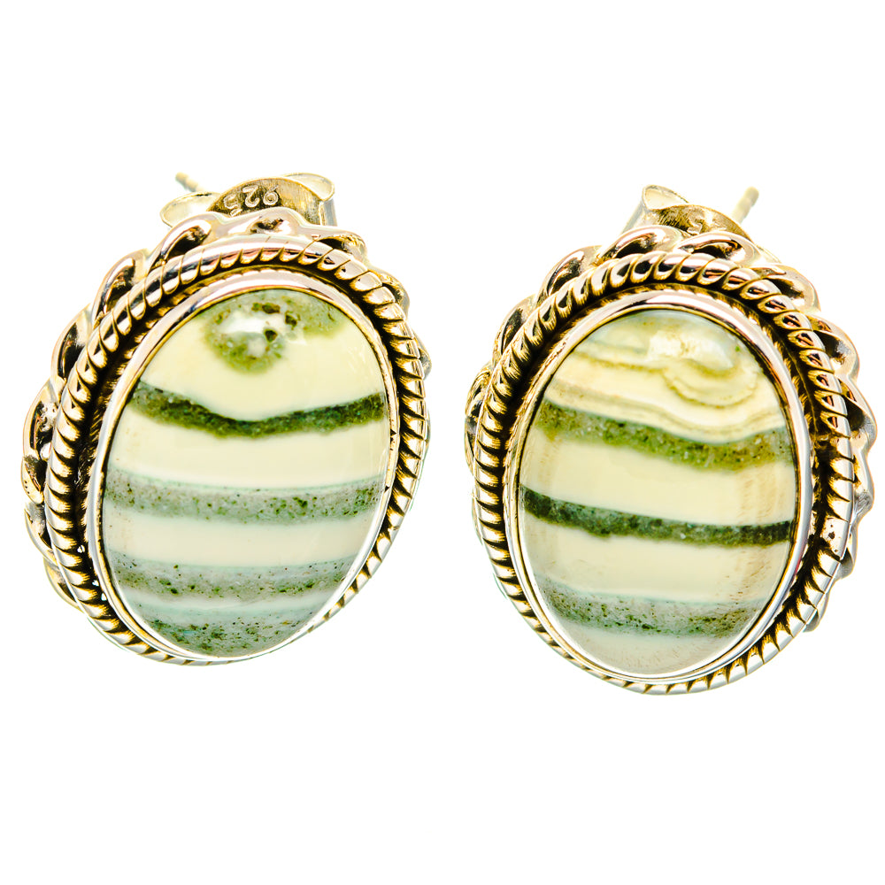 Ocean Jasper Earrings handcrafted by Anasilvercos - EARR426559 - Photo 2