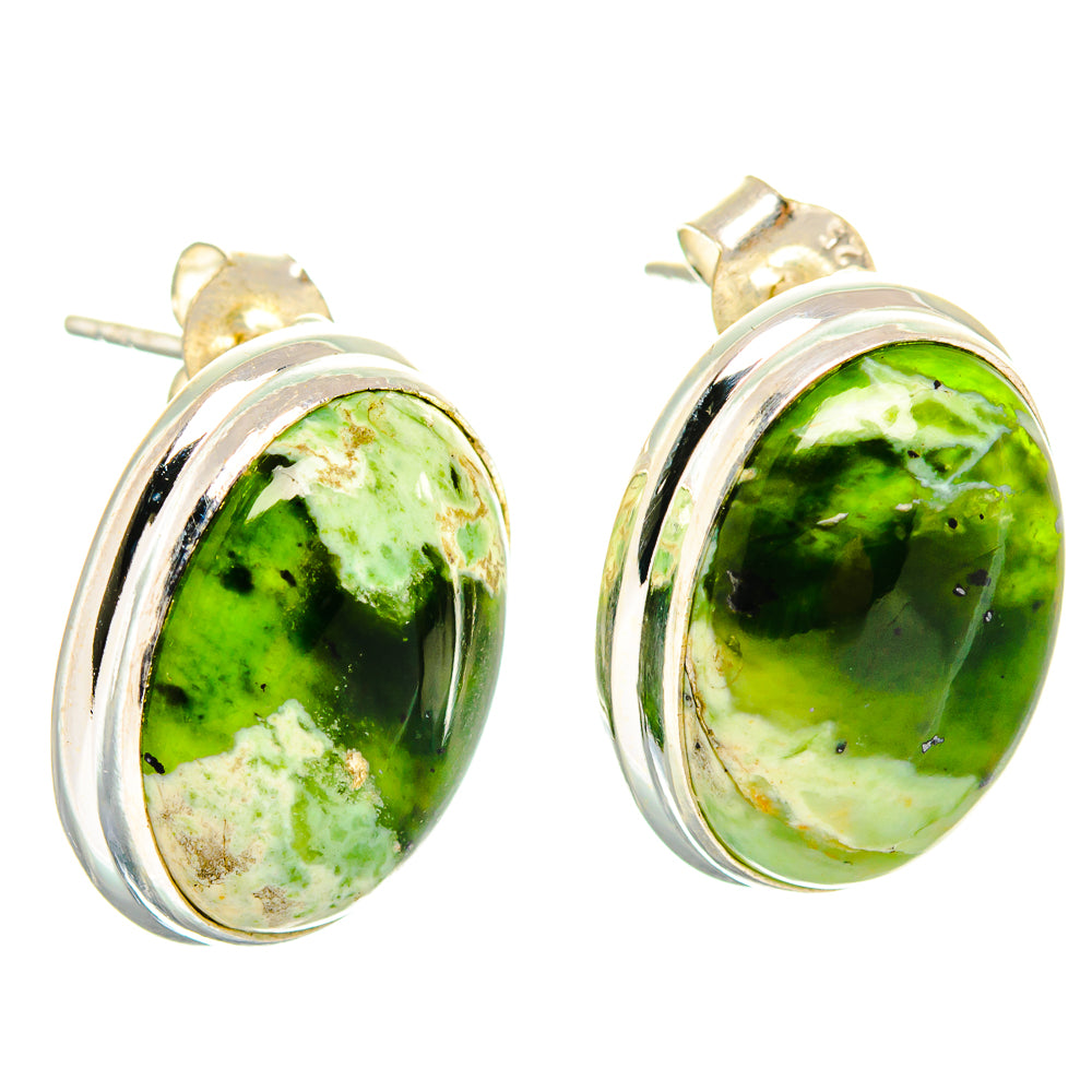 Rainforest Opal Earrings handcrafted by Anasilvercos - EARR426560 - Photo 2