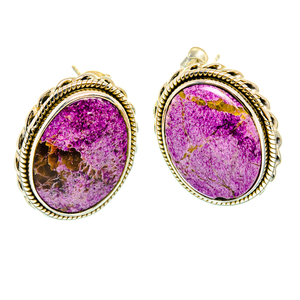 Stichtite Earrings handcrafted by Anasilvercos - EARR426564 - Photo 2