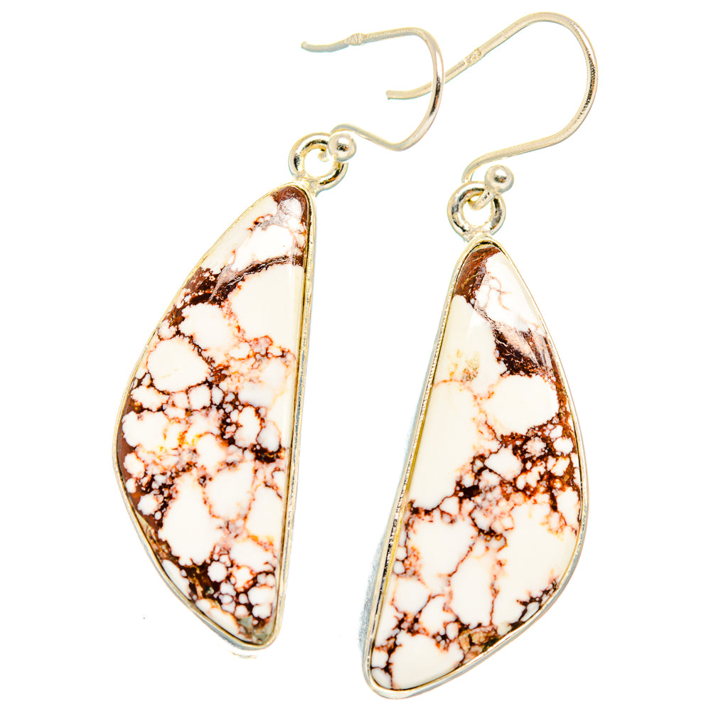 Wild Horse Jasper Earrings handcrafted by Anasilvercos - EARR426579 - Photo 2