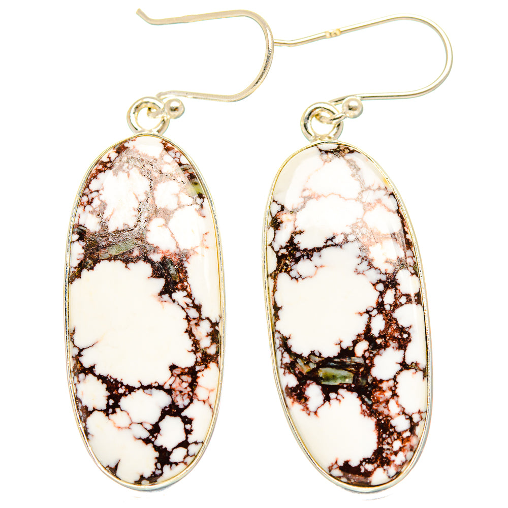Wild Horse Jasper Earrings handcrafted by Anasilvercos - EARR426582 - Photo 2